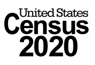 United States Census 2020 logo.